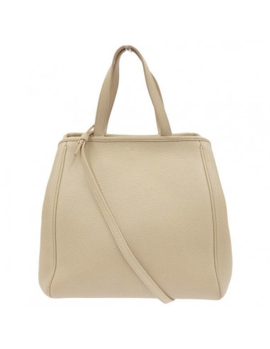 Celine 2WAY Tote Bag Womens Leather Tote Bag Beige Les magasins à Paris et en Île-de-France