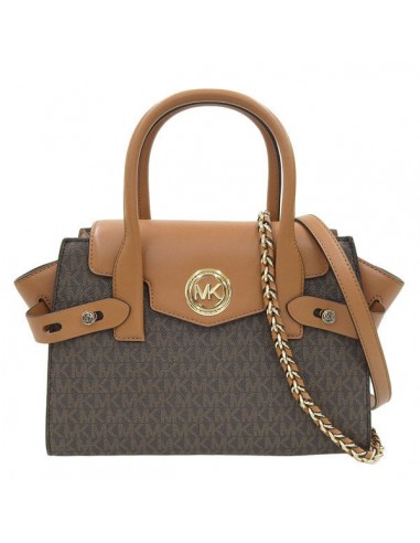 Michael Kors Womens PVCLeather HandbagShoulder Bag Brown à prix réduit toute l'année