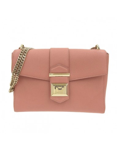 Jimmy Choo Womens Leather Shoulder Bag Pink Découvrez la collection