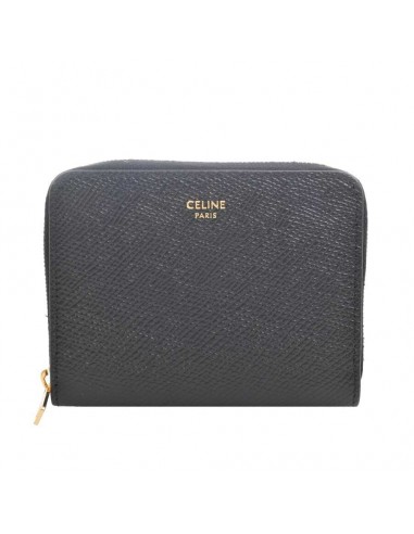 Celine Womens Leather Coin Purse/coin Case Black votre restaurant rapide dans 