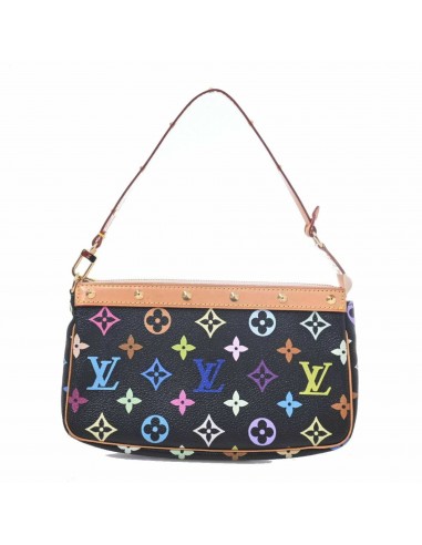 Louis Vuitton M92648 Womens PochettePouch BlackMulti-color pas cher 