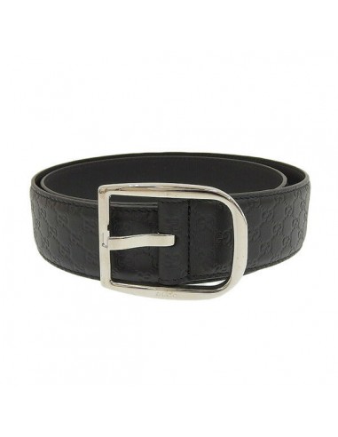 Gucci 449716 Womens Leather Standard Belt Black de France