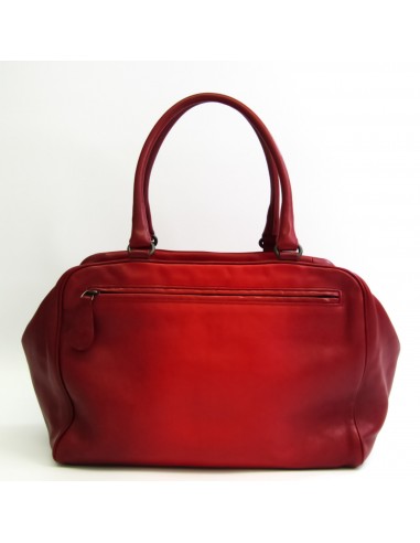 Bottega Veneta Brera Gradation Unisex Leather Handbag Red Color en stock