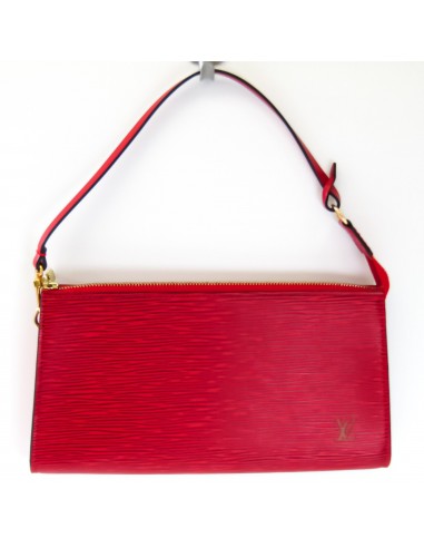 Louis Vuitton Epi Pochette Accessoires24 M52947 Handbag Red le des métaux précieux