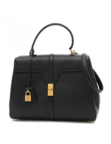 Celine Leather HandbagShoulder Bag Black 2024