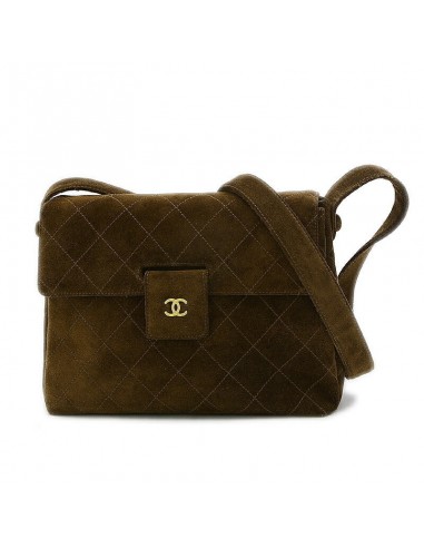 Chanel Suede Shoulder Bag Brown de l' environnement