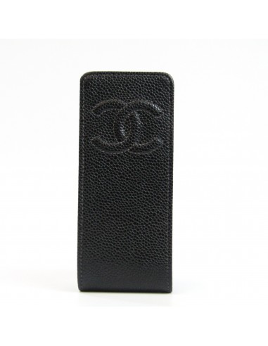 Chanel Caviar Leather Phone Pouch/sleeve Black ou a consommer sur place