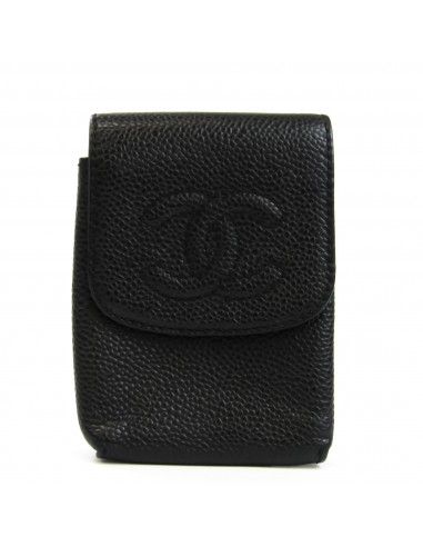 Chanel Cigarette Case Caviar Leather Black ou a consommer sur place