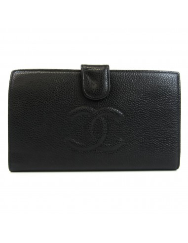 Chanel Coco Mark A13498 Womens Caviar LeatherLeather Long Wallet (bi-fold) Black 2 - 3 jours ouvrés.