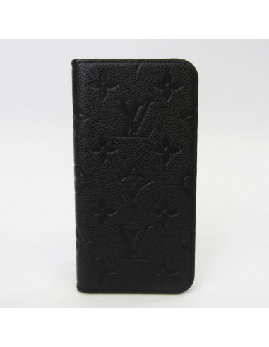 Louis Vuitton Monogram Empreinte Monogram Empreinte Phone Flip Case For IPhone X Noir iPhone X XS Folio M63586 À commander