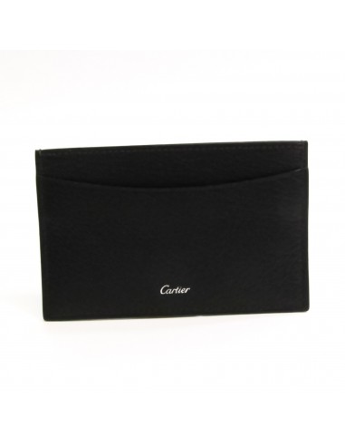 Cartier Remast Leather Card Case Black chez Cornerstreet bien 