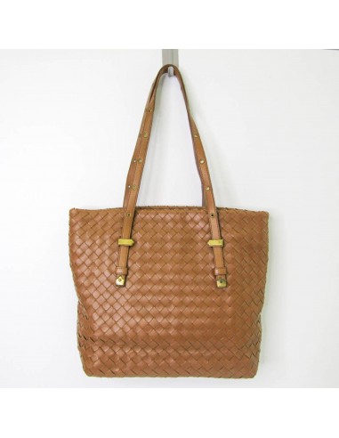 Bottega Veneta Intrecciato 162937 V00A2 2510 Unisex Leather Handbag Brown meilleur choix