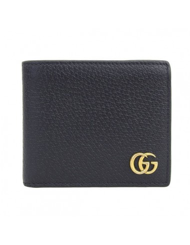 Gucci Mens Leather Wallet (bi-fold) Black vous aussi creer 