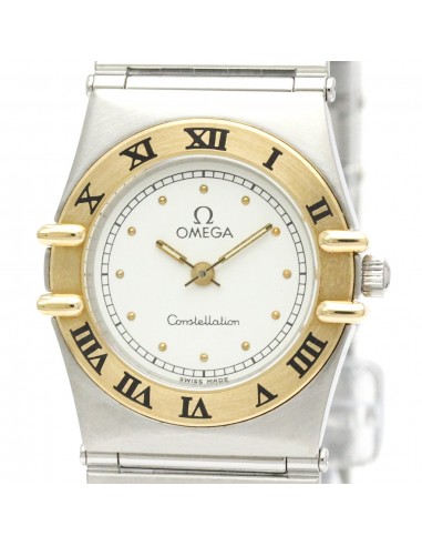 Omega Constellation Quartz Stainless SteelYellow Gold (18K) Womens Dress Watch 795.1080 livraison et retour toujours gratuits