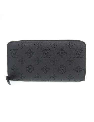 Louis Vuitton Mahina Womens Leather Long Wallet (bi-fold) Black est présent 