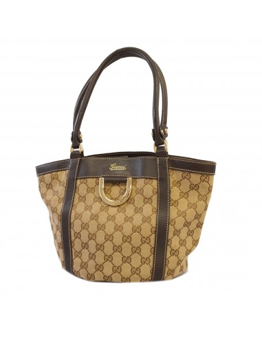 Auth Gucci handbag GG canvas 211983 beige gold metal Découvrez la collection