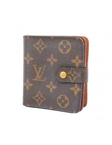 Auth Louis Vuitton Bi-Fold Wallet Monogram Compact Zip M61667 Unisex de France