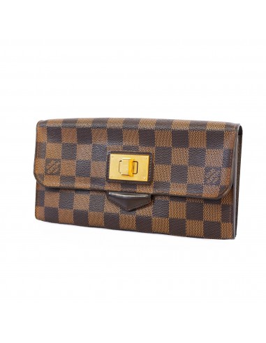 Auth Louis Vuitton Bi-Fold Wallet Damier Portofeuil Roseberry N63017 paiement sécurisé