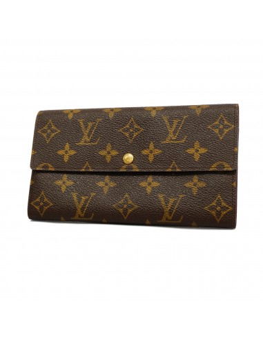 Auth Louis Vuitton Monogram Portomone Credit M61725 MenWomenUnisex Long Wallet (bi-fold) les ctes