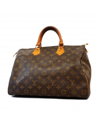 Auth Louis Vuitton Monogram Speedy 35 M41107 Womens Boston BagHandbag solde