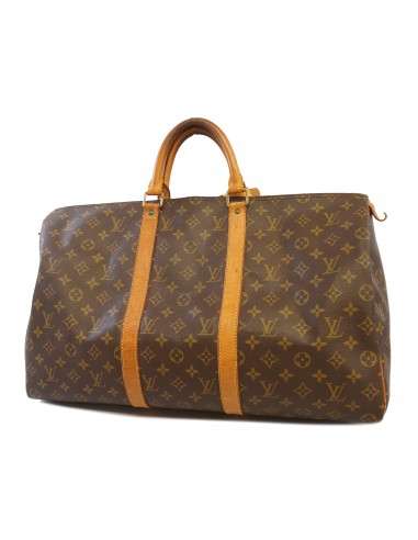 Auth Louis Vuitton Monogram Keepol 50 M41426 MenWomenUnisex Boston BagHandbag 50-70% off 