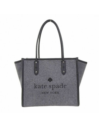 Kate Spade Womens Felt Tote Bag Gray d'Europe débarque