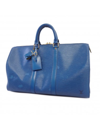 Auth Louis Vuitton Epi Keepall 45 M42975 MenWomenUnisex Boston Bag Toledo Blue suggérées chez