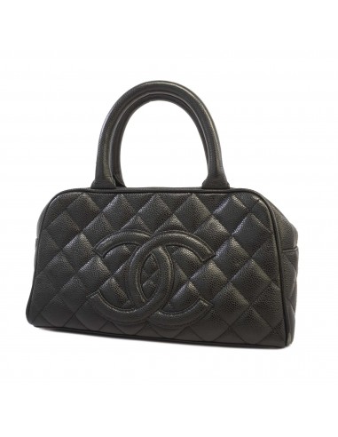 Auth Chanel Matelasse Handbag Womens Caviar Leather Handbag Black d'Europe débarque