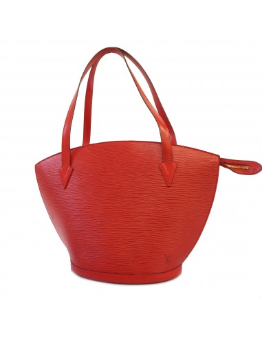 Auth Louis Vuitton Epi Saint Jacques Shopping M52267 Womens Bag Castilian Red en linge