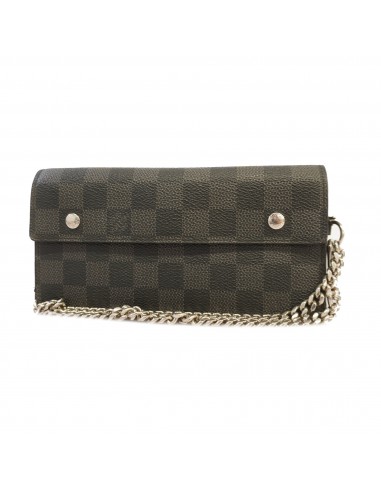 Auth Louis Vuitton Damier Graphite Portofeuil Cordion N60023 Unisex Long Wallet suggérées chez