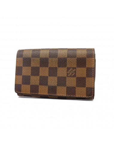 Auth Louis Vuitton Damier Portefeuille Tresor N61736 Womens Wallet (bi-fold) 50-70% off 