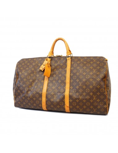 Auth Louis Vuitton Monogram Keepol 60 M41422 MenWomenUnisex Boston Bag Véritable concentré