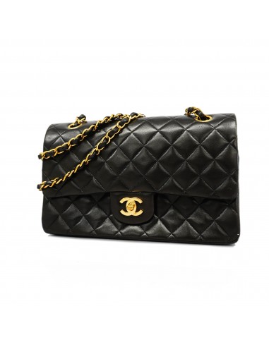 Auth Chanel Matelasse W Flap W Chain Womens Caviar Leather Shoulder Bag Black sélection de produits