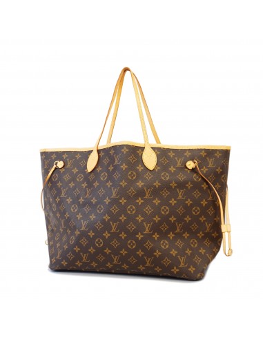 Auth Louis Vuitton Monogram Neverfull GM M40157 Womens Shoulder BagTote Bag la colonne vertébrale