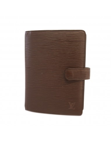 Auth Louis Vuitton Epi Planner Cover Mocha Agenda MM R2004D Pour