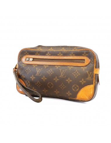 Auth Louis Vuitton Clutch Bag Monogram Marley Dragonne GM M51825 pas cheres