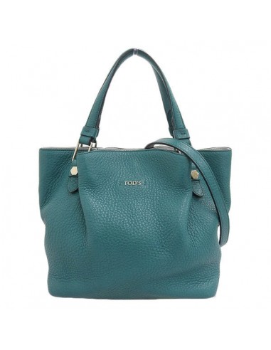 Tods Womens Leather Handbag Green vente chaude votre 