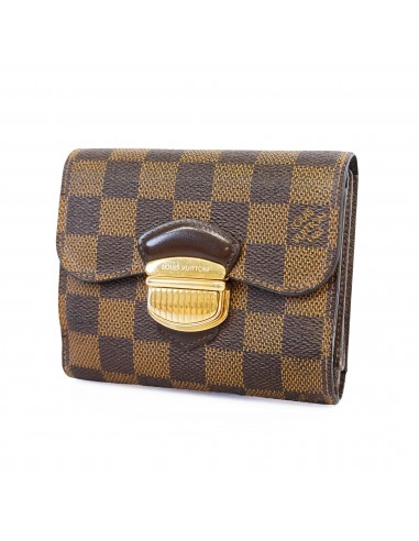 Auth Louis Vuitton Damier Porto Fouille Joy N60034 Womens Wallet (tri-fold) paiement sécurisé