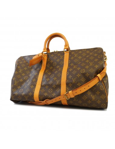 Auth Louis Vuitton Boston Bag Monogram Keepall Bandolier 50 M41416 Unisex vous aussi creer 