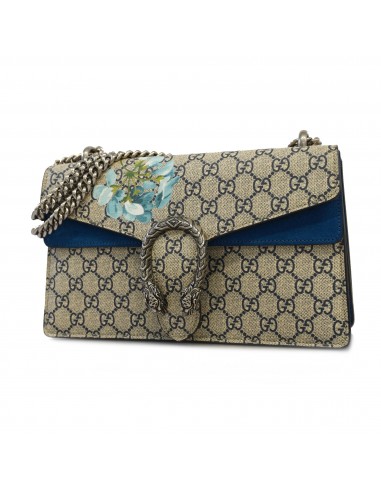 Auth Gucci Shoulder Bag Dionysus 400249 GG Blooms Navy Silver Metal suggérées chez