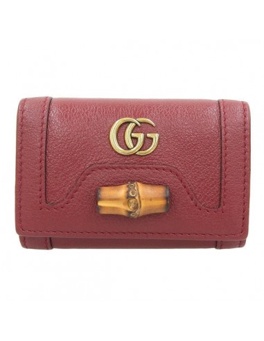 Gucci GG Marmont Womens Leather Key Case Red Color pas cheres