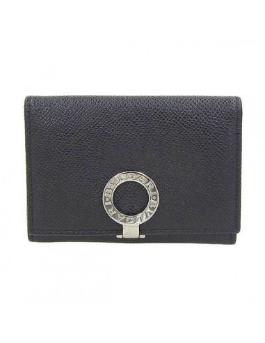 Bvlgari Leather Business Card Case Black En savoir plus