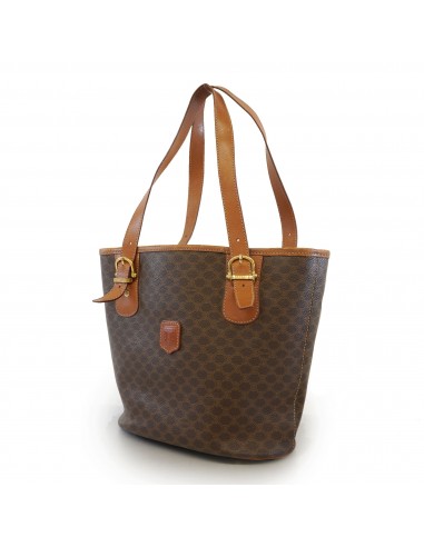 Auth Celine Macadam Tote Bag Womens PVC Tote Bag Brown Les magasins à Paris et en Île-de-France