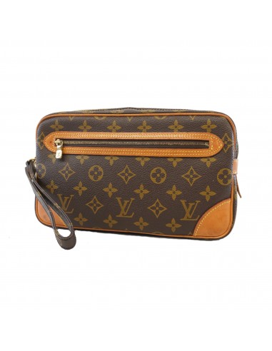 Auth Louis Vuitton Clutch Bag Monogram Marley Dragonne GM M51825 pour bénéficier 