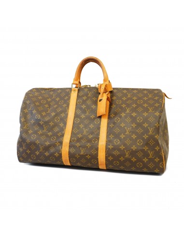 Auth Louis Vuitton Monogram Keepol 55 M41424 MenWomenUnisex Boston BagHandbag store