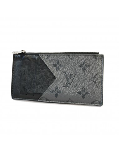 Auth Louis Vuitton Monogram Eclipse Coin Card Holder M69533 Mens Coin Purse pas cher 