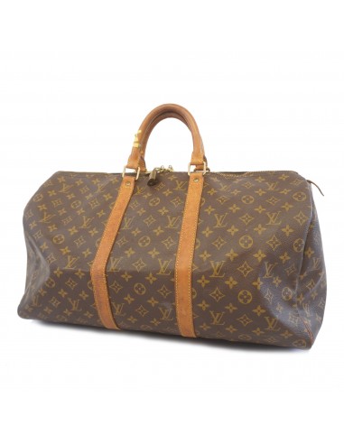 Auth Louis Vuitton Monogram Keepol 50 M41426 MenWomenUnisex Boston BagHandbag ouvre sa boutique