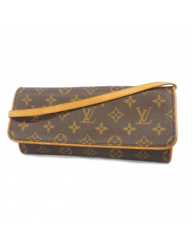 Auth Louis Vuitton Monogram Pochette Twin GM M51852 Womens Shoulder Bag vente chaude votre 