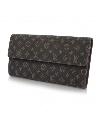 Auth Louis Vuitton Bi-Fold Wallet Monogram Minilin Portofeuil Sara M95234 Ebene Par le système avancé 