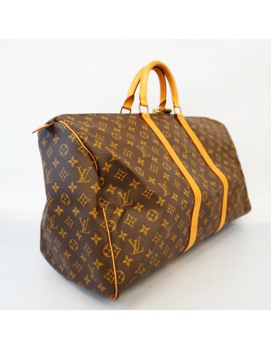 Auth Louis Vuitton Monogram Keepol 55 M41424 MenWomenUnisex Boston BagHandbag france